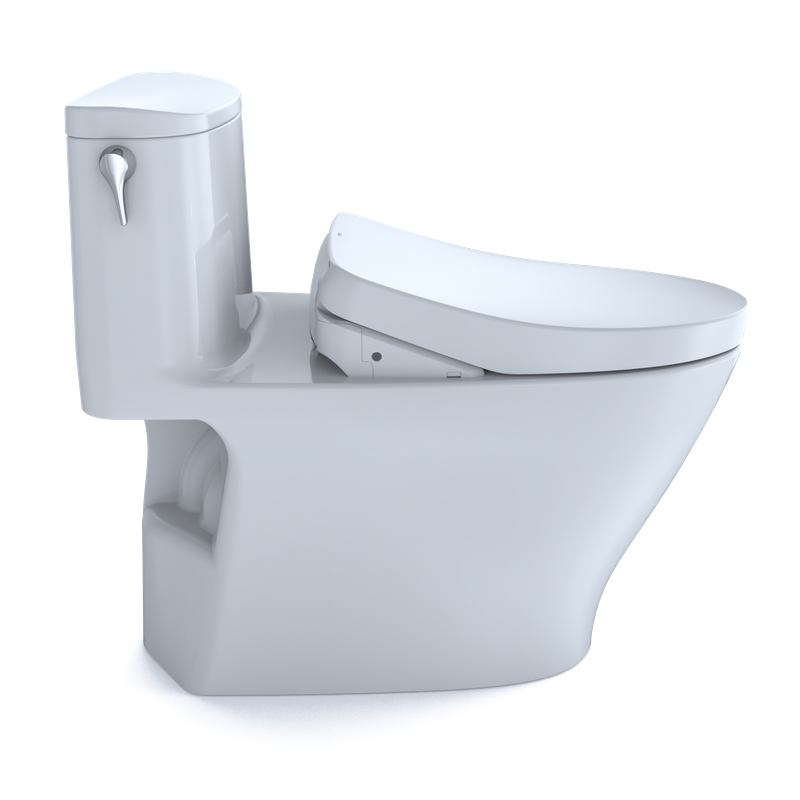 Nexus Elongated 1.0 gpf One-Piece Toilet with Washlet+ S500e Auto Flush in Cotton White