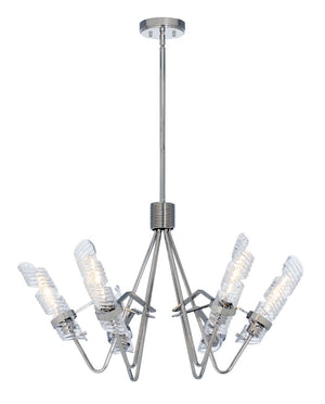 Milano 31.25' 6 Light Single-Tier Chandelier in Polished Nickel
