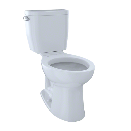 Entrada Elongated 1.28 gpf Two-Piece Toilet in Cotton White