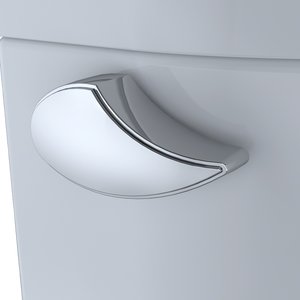 Entrada Elongated 1.28 gpf Right Hand Lever Two-Piece Toilet in Cotton White