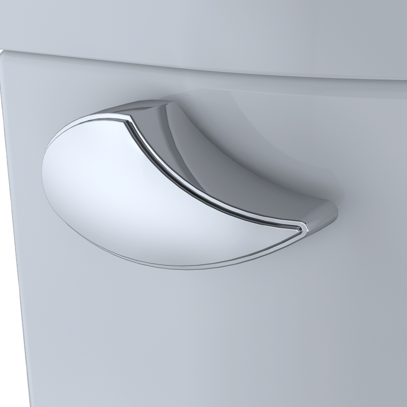 Entrada Elongated 1.28 gpf Right Hand Lever Two-Piece Toilet in Cotton White