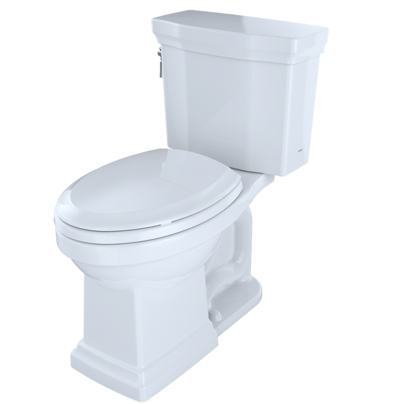 Promenade II Elongated 1.28 gpf Two-Piece Toilet in Cotton White