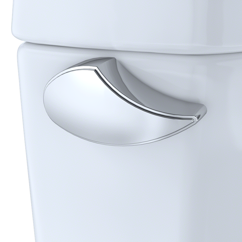 Drake II Elongated 1.28 gpf Right Hand Lever Two-Piece Toilet in Cotton White