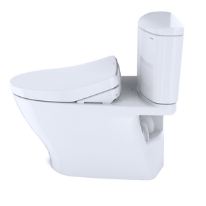 Nexus Elongated 1 gpf Two-Piece Toilet with Washlet+ S500e in Cotton White