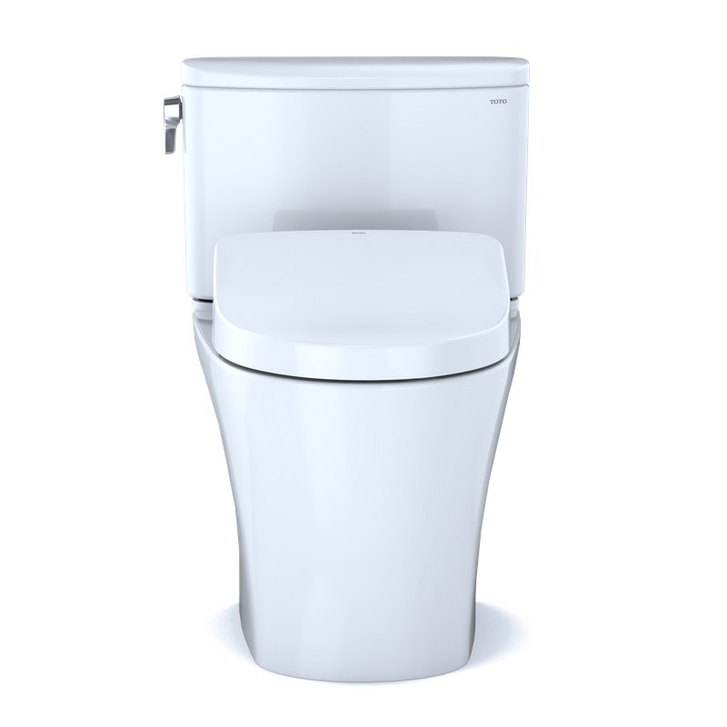 Nexus Elongated 1.28 gpf Two-Piece Toilet with Washlet+ S550e in Cotton White