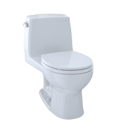 Eco UltraMax Round One-Piece Toilet in Cotton White