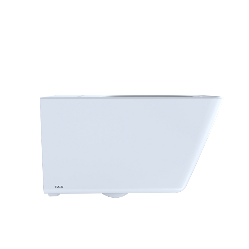 SP Square 0.9 gpf & 1.28 gpf Dual-Flush Wall-Hung Toilet in Cotton White