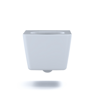 SP Square 0.9 gpf & 1.28 gpf Dual-Flush Wall-Hung Toilet in Cotton White