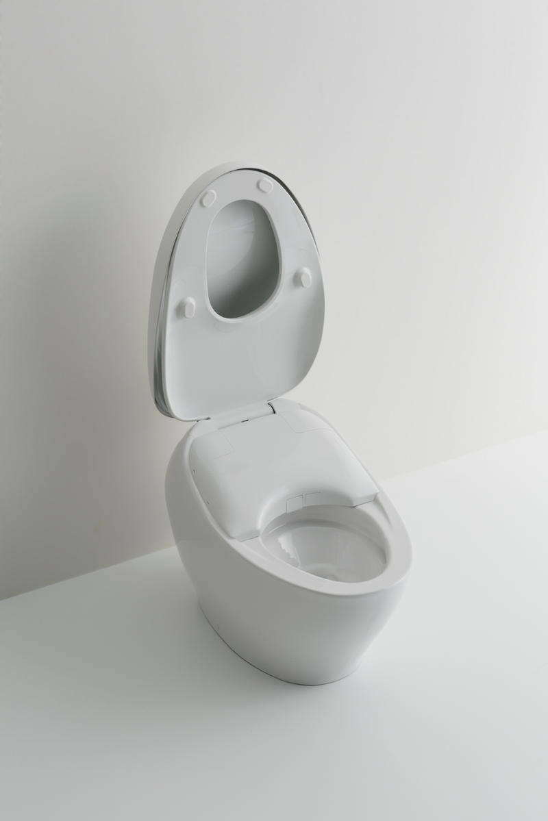 Neorest NX1 Elongated Dual-Flush Integrated Bidet Seat One-Piece Toilet in Cotton White