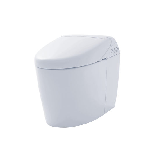 Neorest RH Elongated Dual-Flush Integrated Bidet Seat One-Piece Toilet in Cotton White