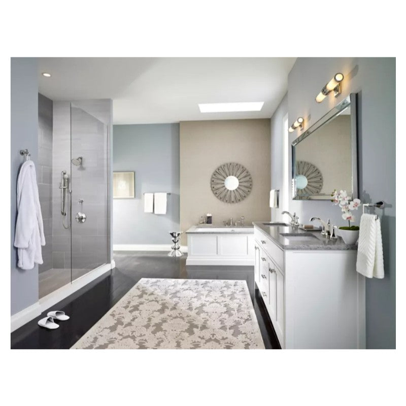 Arterra Widespread Two-Handle Bathroom Faucet in Polished Chrome