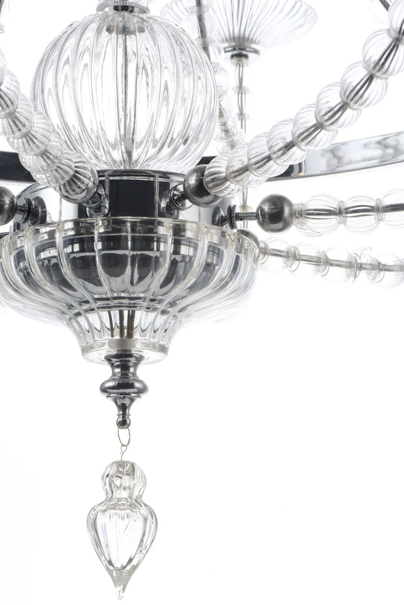 Paris 20.5' 5 Light Single-Tier Chandelier in Polished Nickel