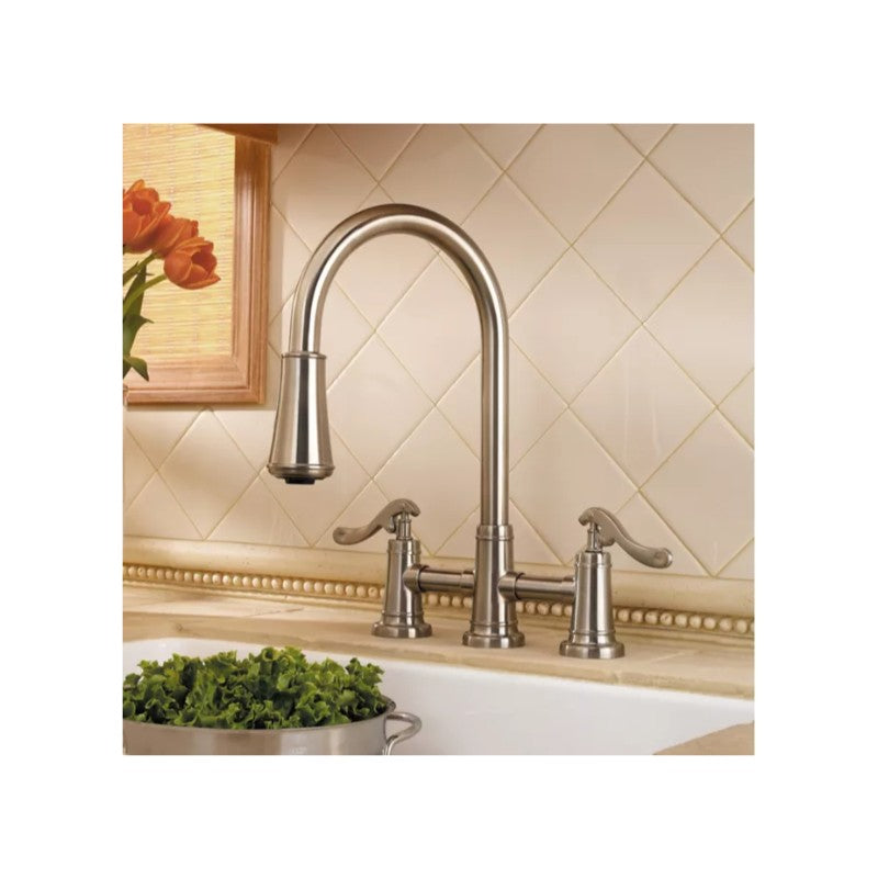 Ashfield Pull-Down Kitchen Faucet in Brushed Nickel