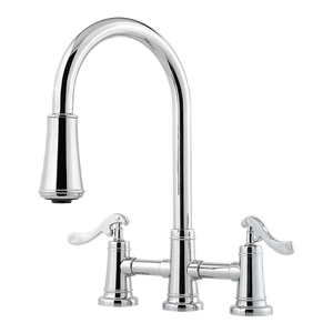 Ashfield Pull-Down Kitchen Faucet in Polished Chrome