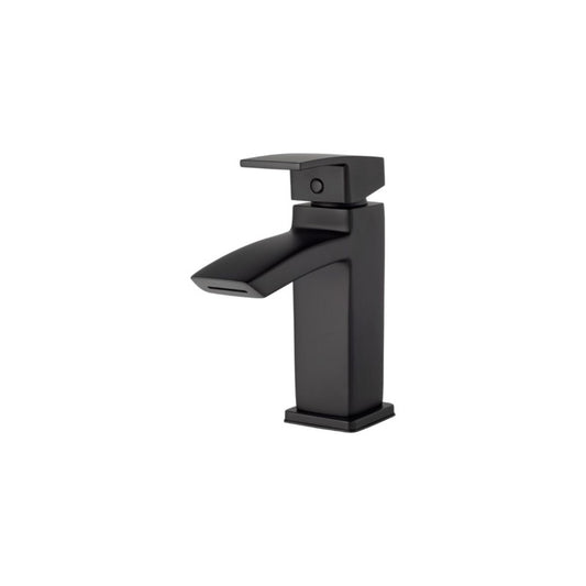 Kenzo Single-Handle Ribbon Bathroom Faucet in Matte Black