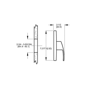 Kenzo Tub & Shower Valve in Brushed Nickel