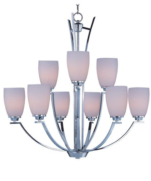 Rocco 32' 9 Light Multi-Tier Chandelier in Polished Chrome