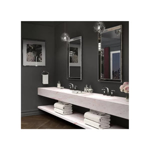 Rhen Widespread Two-Handle Bathroom Faucet in Polished Chrome