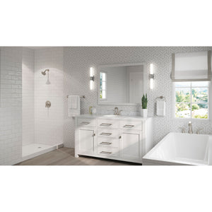 Weller Centerset Two-Handle Bathroom Faucet in Brushed Nickel