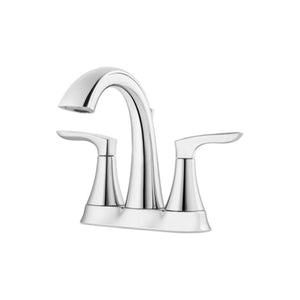 Weller Centerset Two-Handle Bathroom Faucet in Polished Chrome
