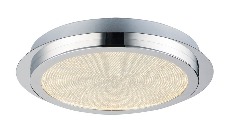 Sparkler 13.75' Single Light Flush Mount in Polished Chrome