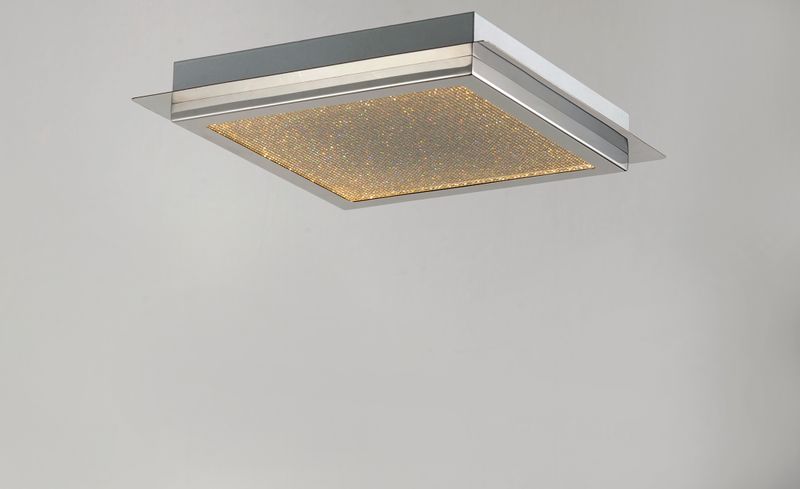 Sparkler 13' Single Light Flush Mount in Polished Chrome