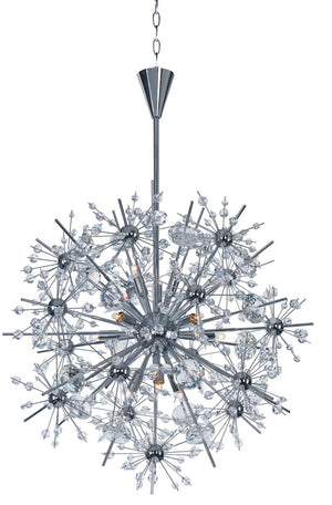 Starfire 22' 1 Single Light Single-Tier Chandelier in Polished Chrome