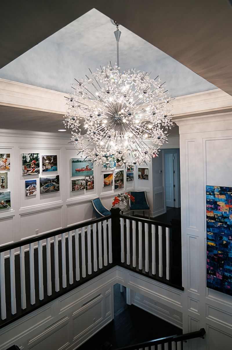 Starfire 44' 40 Light Single-Tier Chandelier in Polished Chrome