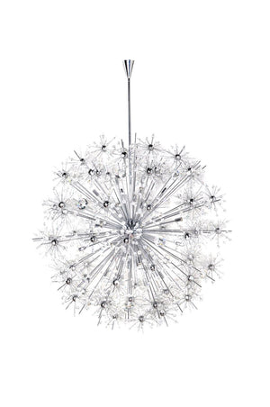 Starfire 44' 40 Light Single-Tier Chandelier in Polished Chrome