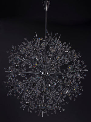 Starfire 32' 18 Light Single-Tier Chandelier in Polished Chrome