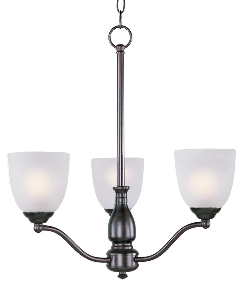 Stefan 21' 3 Light Single-Tier Chandelier in Oil Rubbed Bronze