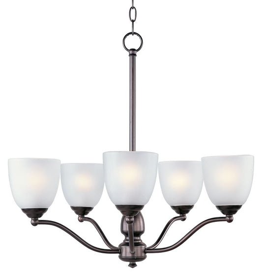 Stefan 25" 5 Light Single-Tier Chandelier in Oil Rubbed Bronze