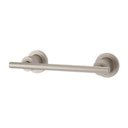 Contempra 9.19" Round-Bar Toilet Paper Holder in Brushed Nickel
