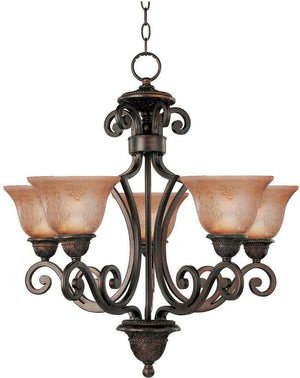 Symphony 26' 5 Light Single-Tier Chandelier in Oil Rubbed Bronze