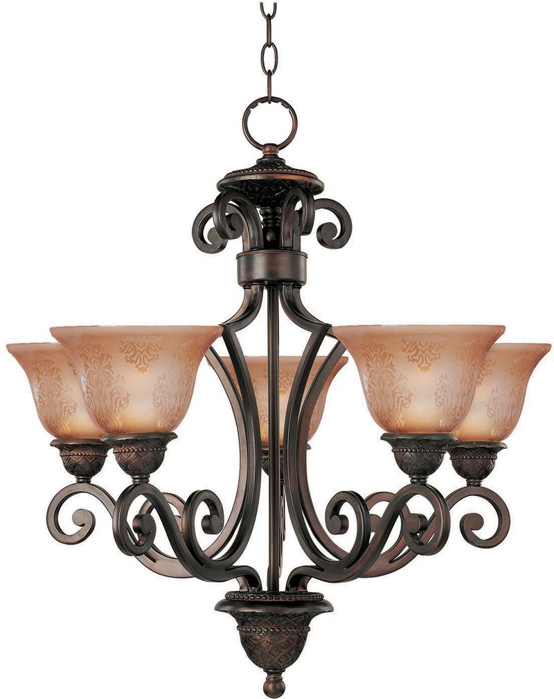 Symphony 26' 5 Light Single-Tier Chandelier in Oil Rubbed Bronze