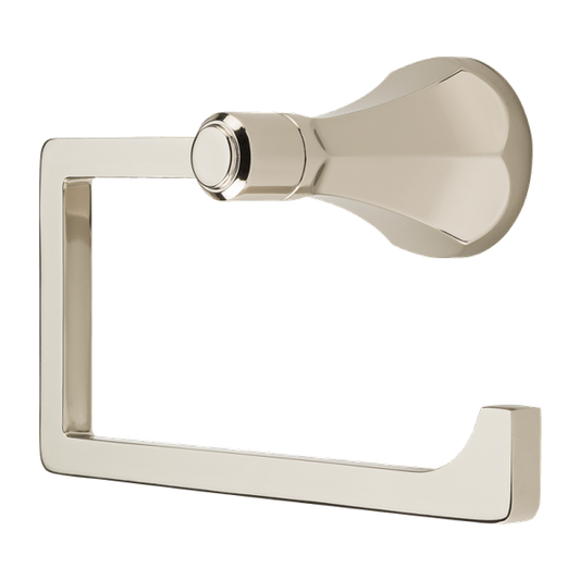 Arterra 6.41" Square J-Hook Towel Ring in Polished Nickel