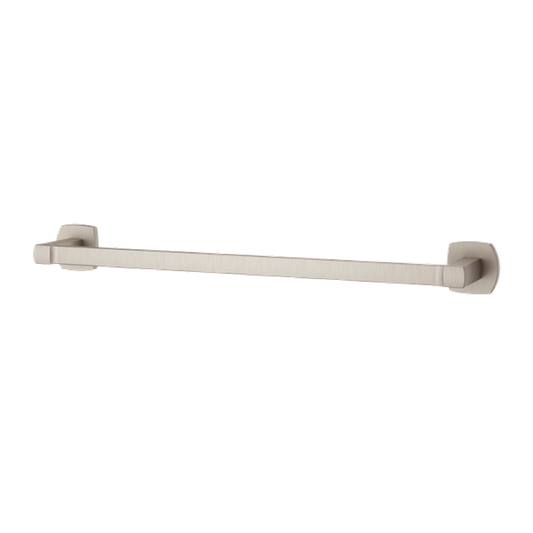 Deckard 20.03" Flat Square Towel Bar in Brushed Nickel