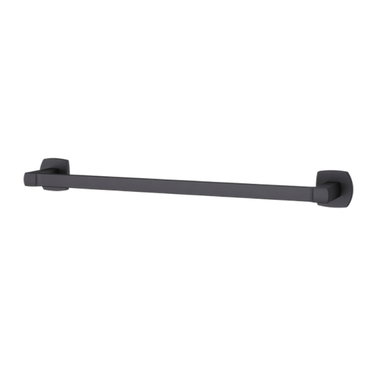Deckard 20.03" Flat Square Towel Bar in Matte Black