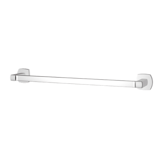 Deckard 20.03" Flat Square Towel Bar in Polished Chrome