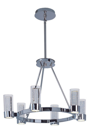 Sync 27.25' 12 Light Single-Tier Chandelier in Polished Chrome