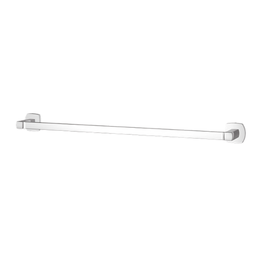 Deckard 26.06" Flat Square Towel Bar in Polished Chrome