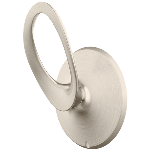 Rhen 2.28" Flat Oval Robe Hook in Brushed Nickel