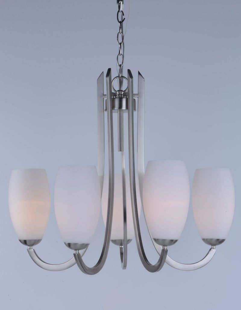Taylor 27.5' 5 Light Chandelier in Satin Nickel