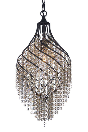 Twirl 11.5' Single Light Chandelier in Oil Rubbed Bronze