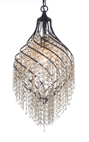 Twirl 11.5' Single Light Chandelier in Oil Rubbed Bronze