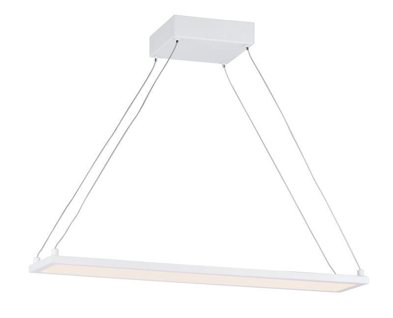Wafer 24' Single Light Linear Pendant in White