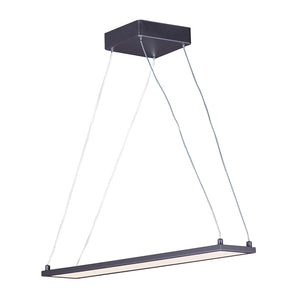Wafer 24' Single Light Linear Pendant in Bronze