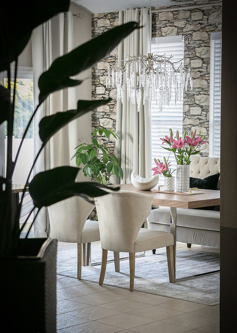 Willow 35' 8 Light Single-Tier Chandelier in Silver Gold