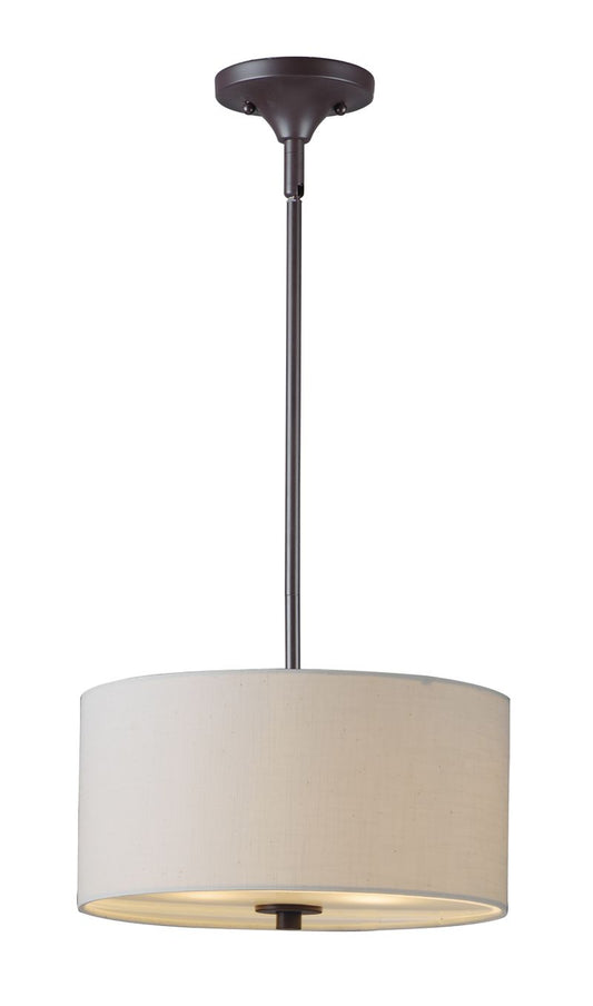 Bongo 13" 2 Light Single Pendant in Oil Rubbed Bronze