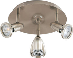 Agron 9' 3 Light Track Light in Satin Nickel